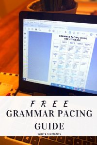 free grammar pacing guide
