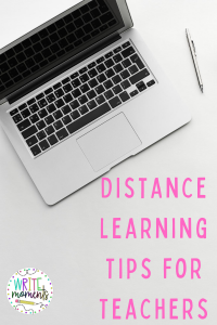 Distance Learning Tips for Teachers