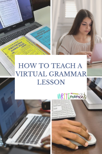 how to teach a virtual grammar lesson