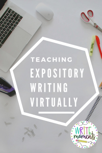 virtual expository writing lesson