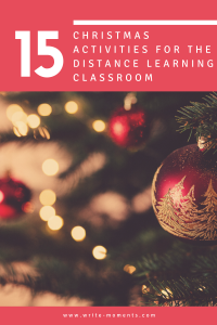 christmas activities for the distance learning classrom