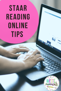 staar reading online tips