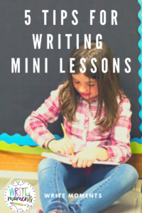 tips for writing mini lessons