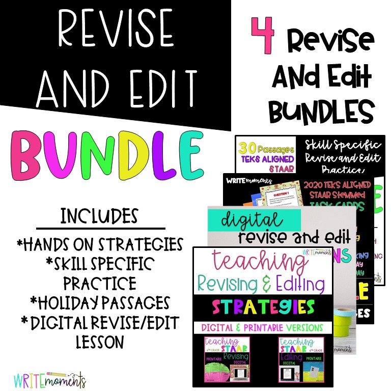 revise and edit resources