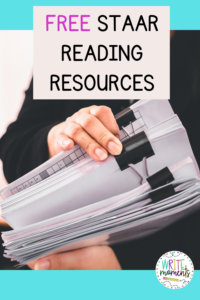 free STAAR reading resources