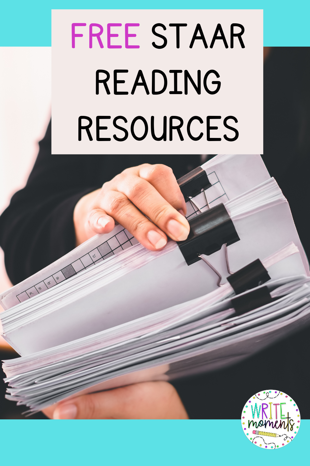 FREE STAAR Reading Resources Write Moments