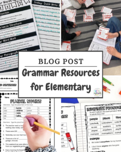 grammar resources for elementary students